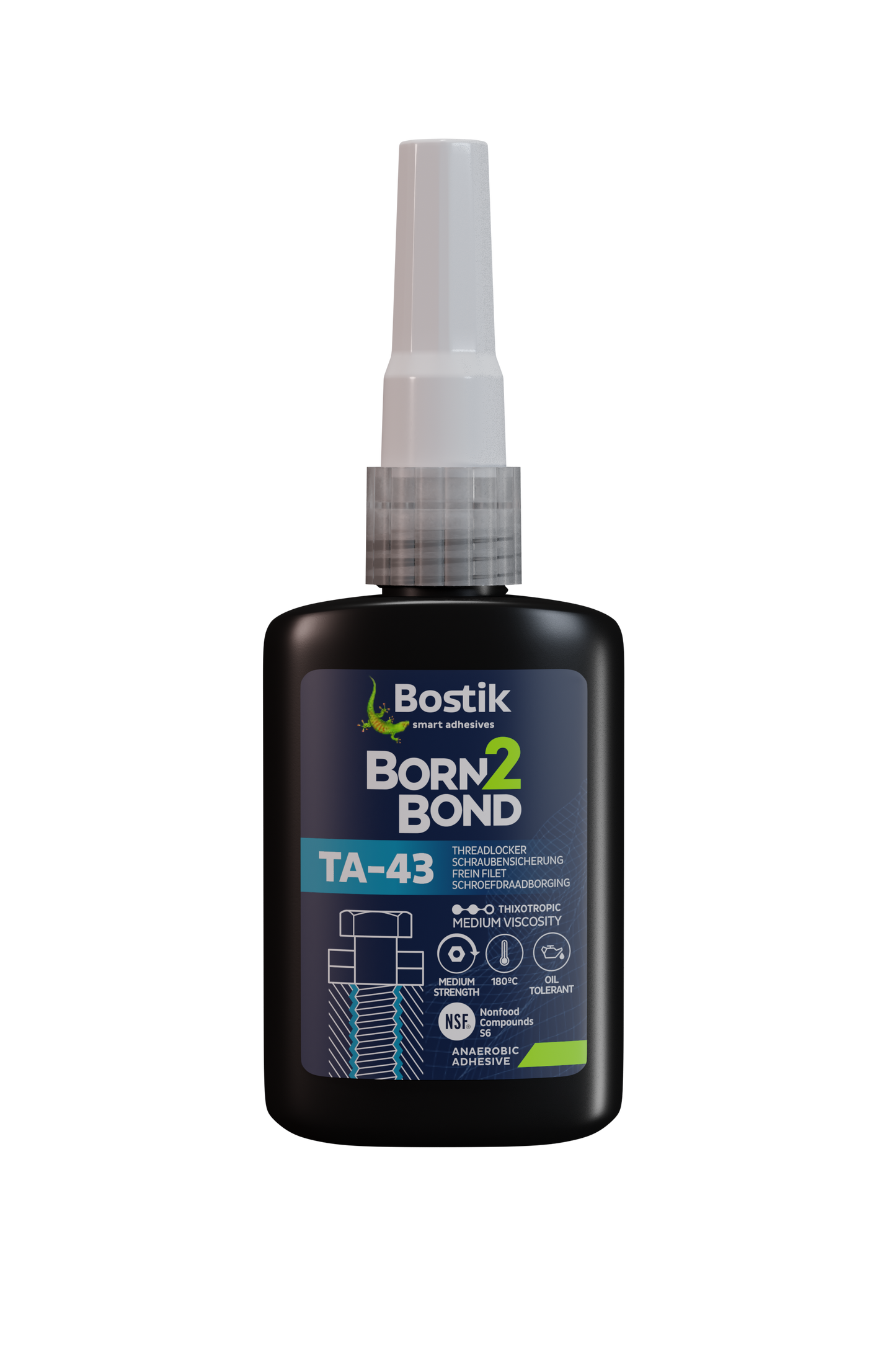 Born2Bond THREADLOCKING TA43 BLEU 50g