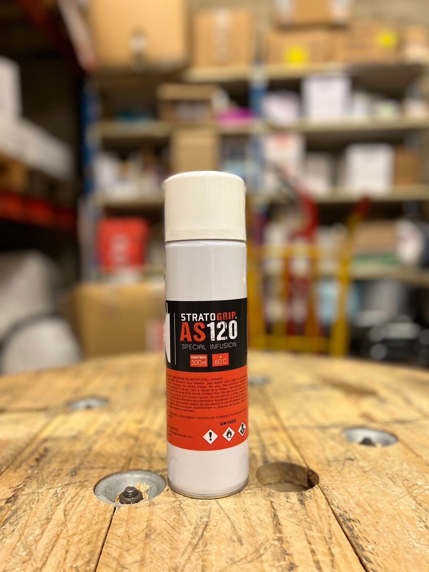 COLLE STRATOGRIP AS120 - AEROSOL 500ml VENDU PAR 12