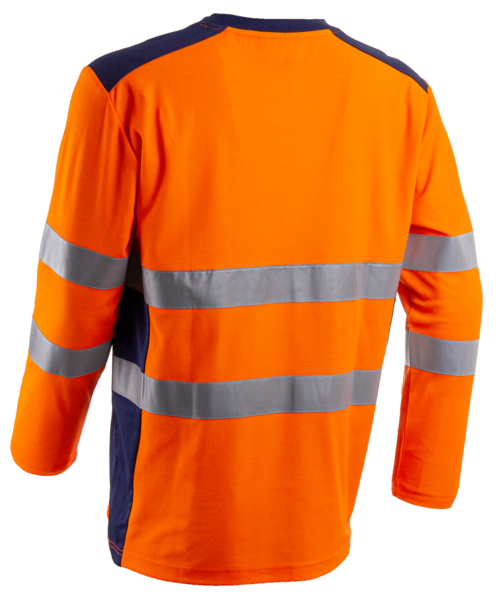 COVERGUARD - RIKKA T-shirt Manches longues Orange HV Marine taille 00L - 5RIK17000L
