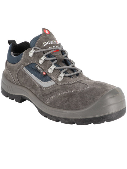 SINGER - S1P SRC - CHAUSSURES BASSES CUIR CROÛTEVELOURS - ALBI
