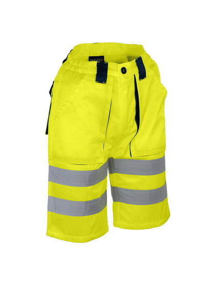 SINGER - SHORT. HAUTE-VISIBILITÉ. COTON/POLYESTER245 G/M2 -BILBA