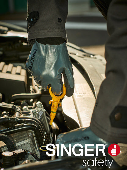 SINGER - GANTS NYLON ENDUITS NITRILE DOUBLE COUCHE - GRIP157