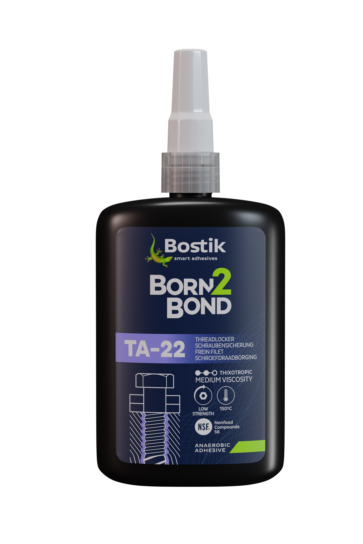 Born2Bond THREADLOCKING TA22 VIOLET 250g