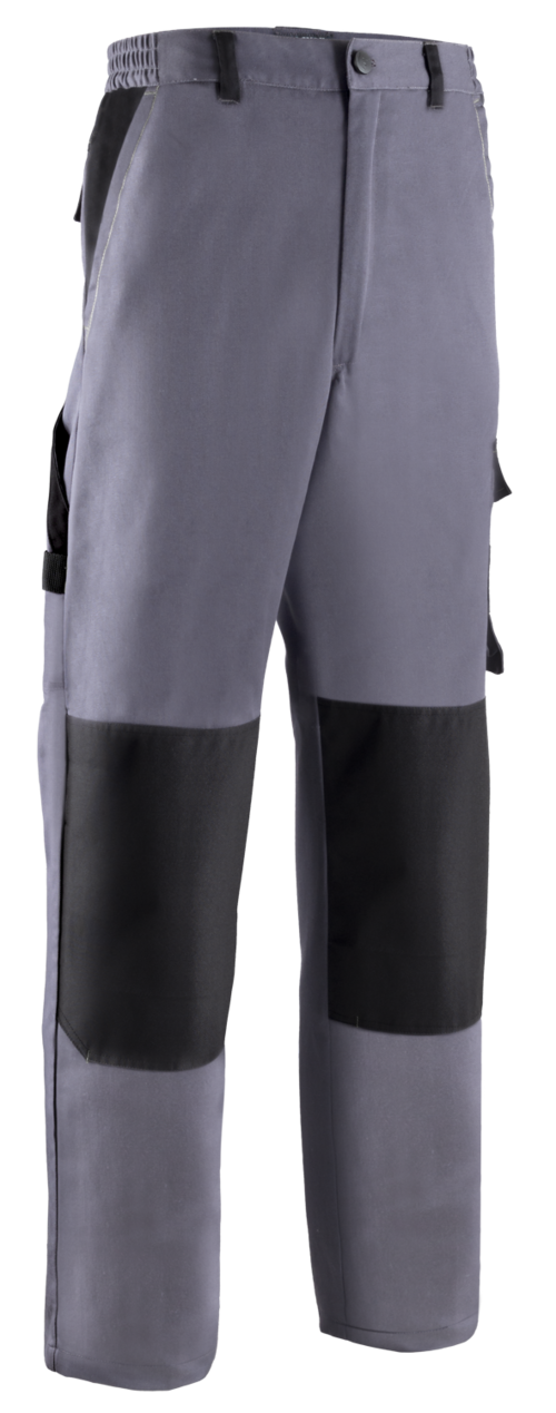 Bermuda BARU Coverguard Gris/Lime – Stretch, Multi-Poches, Travail & Loisirs 270 G/m²