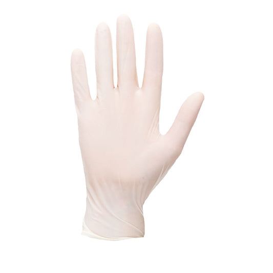 PORTWEST - GANTS A USAGE UNIQUE LATEX POUDRE BLANC - A910