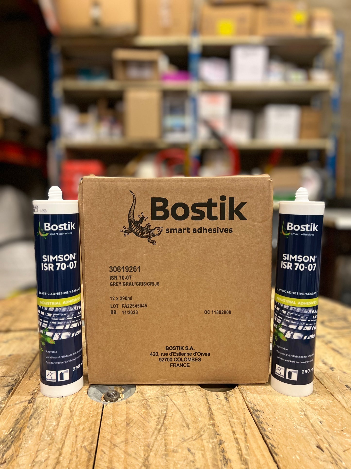 COLLE BOSTIK ISR 70 07 gris - 290 ml VENDU PAR 12