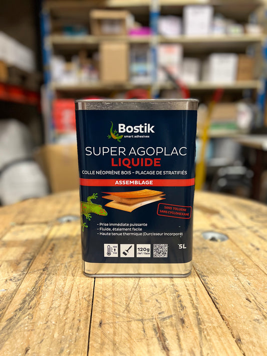COLLE BOSTIK SUPER AGOPLAC LIQUIDE - 5 l