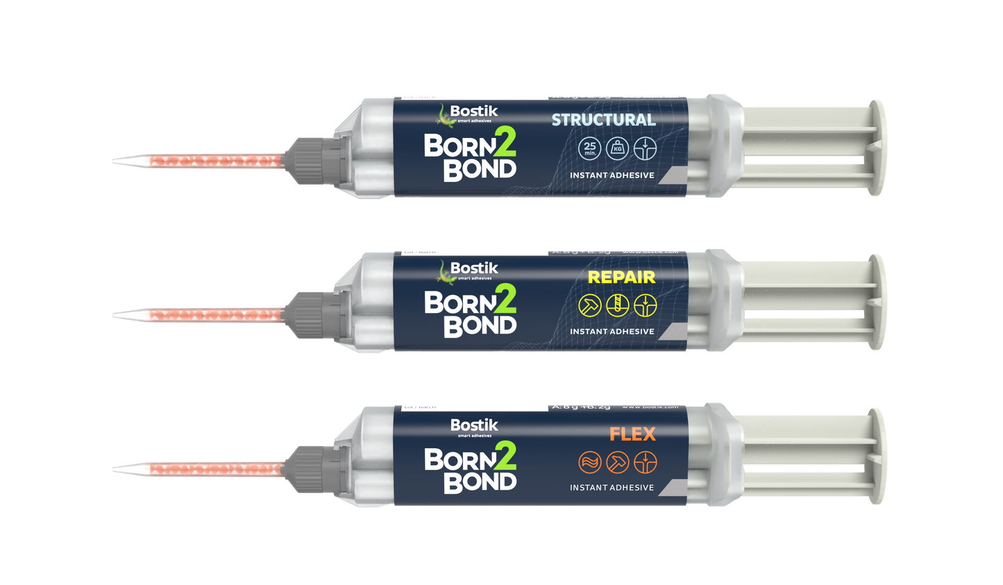 Colle Born2Bond FLEX SERINGUE 10g + 5 Mixers
