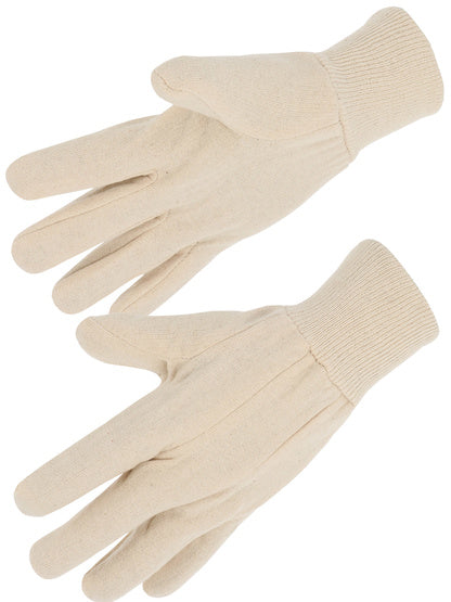 SINGER - GANT COTON JERSEY ÉCRU. POIGNET TRICOT - 400JEF