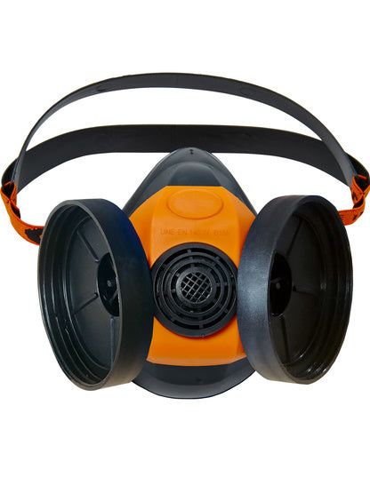 SINGER - DEMI-MASQUE RESPIRATOIRE. EN CAOUTCHOUC POUR 2 FILTRES - DM756C