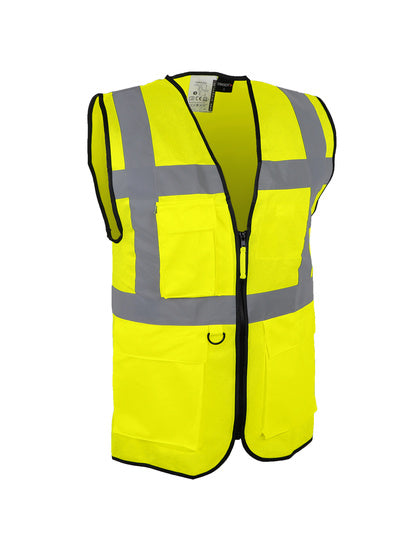 SINGER - GILET DE SIGNALISATION. POLYESTER. MULTI-POCHES - GARA